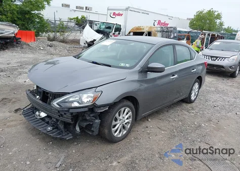 2019 Nissan Sentra S из США, поврежденный, VIN 3N1AB7AP4KY243602